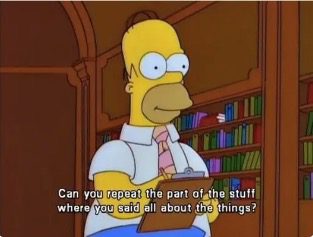 lecturer asks if you have any questions