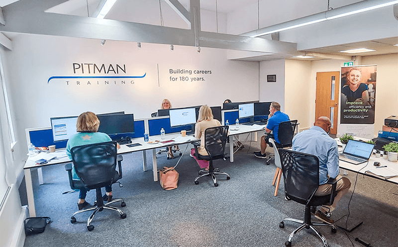 Students at Pitman Training centre enrolled in the Sustainability Award programme, combining ESG knowledge with project management skills