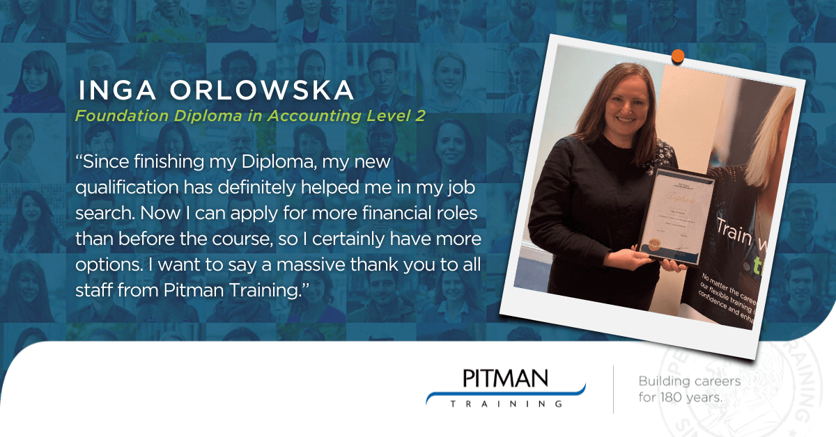 Inga Orlowska, Foundation Diploma in Accounting Level 2