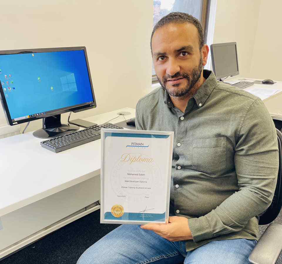 M._Salah_receives_his_Web_Development_Diploma_from_Pitman_Training_Southend_Centre.jpg