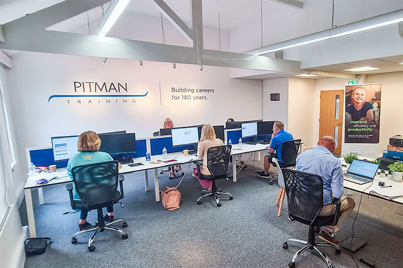 Students at Pitman Training centre enrolled in the Sustainability Award programme, combining ESG knowledge with project management skills