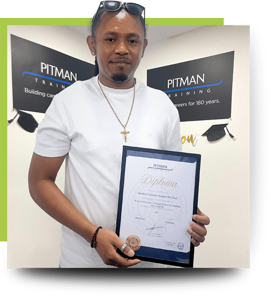 Aurélio Feliciano Soares Da Cruz, IT Support Technician Diploma graduate, Pitman Training Edinburgh centre