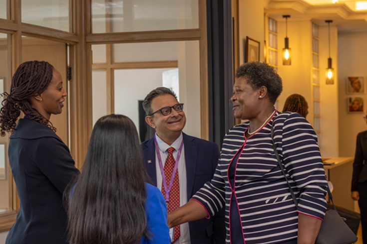 Safal MRM Foundation and Pitman Training Kenya representatives meeting to launch the Career Acceleration Programme for Nairobi youth.